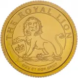 2008 Gold 0.5g Royal Lion Coin Cook Islands - In Capsule 