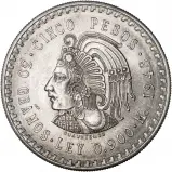 1948 5 Pesos Silver Coin Mexico - Pre-Owned