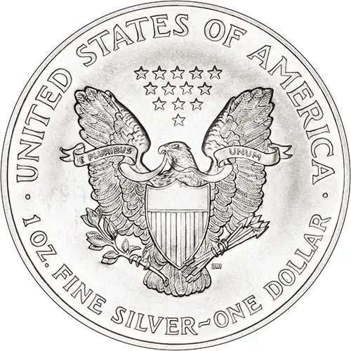 2002 Silver USA Eagle Elvis 25th Anniversary BU Pink Cadillac Bullion 24311
