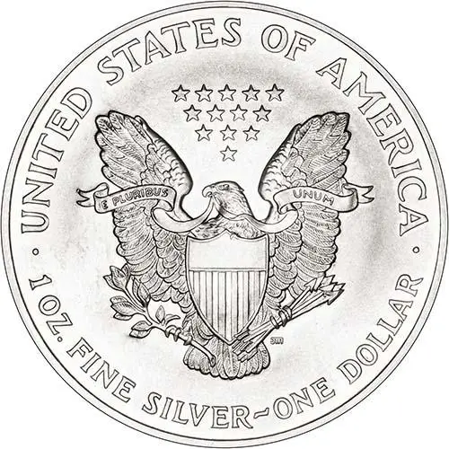 2002 Silver USA Eagle Elvis 25th Anniversary BU Music Notes Bullion 22442