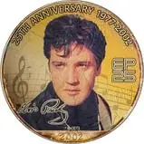 2002 Silver USA Eagle Elvis 25th Anniversary BU Music Notes Bullion
