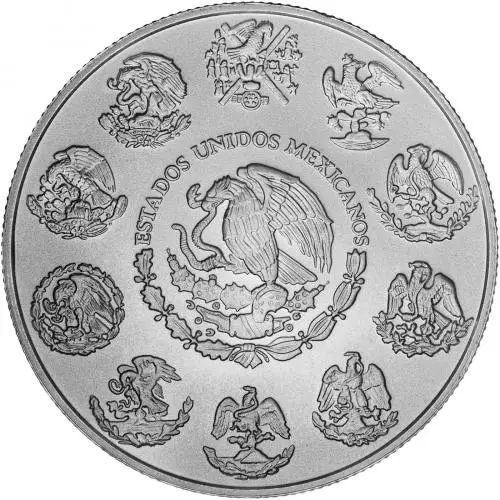 2013 1oz Mexican Libertad 1 Onza Silver Coin Reverse