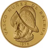 1975 Gold Proof Panama 100 Balboa Coin obverse