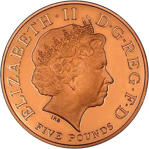 2006 UK Coin £5 / Crown Gold Proof The Queen's 80th Birthday w/o Box 24138