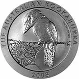 2008 1 oz Silver Coin Kookaburra Bullion