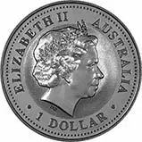 2008 1 oz Silver Coin Kookaburra Bullion 22670