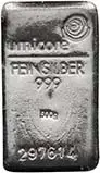 500g Silver Bar Our Choice New Umicore