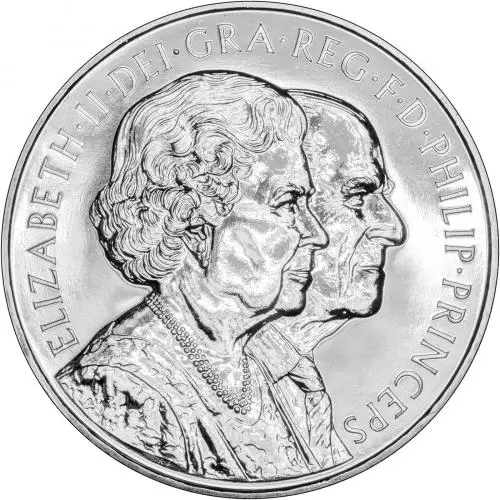 2007 UK Coin £5 / Crown BU Diamond Wedding 53