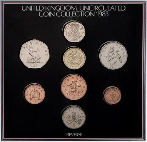 1983 Whole Coin Set UK Annual UNC 22505