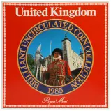 1985 UK Brilliant Uncirculated Base Metal Annual 7-Coin Set cover
