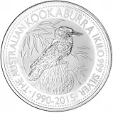 2015 Australian Kookaburra 1kg Silver Bullion Coin 