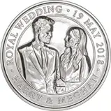 2018 UK Coin £5 / Crown BU Royal Wedding - Harry and Meghan