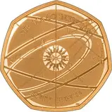2017 50p Gold Proof Coin Sir Isaac Newton