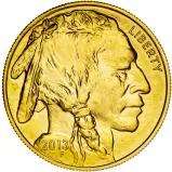 2013 Gold Uncirculated 1 Ounce Buffalo  Coin Single United States of America obverse