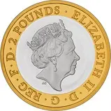 2018 UK Coin £2 Silver Proof Piedfort RAF Centenary Badge 23638