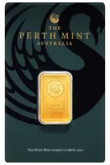 10g Gold Bar Perth Mint Kangaroo - New