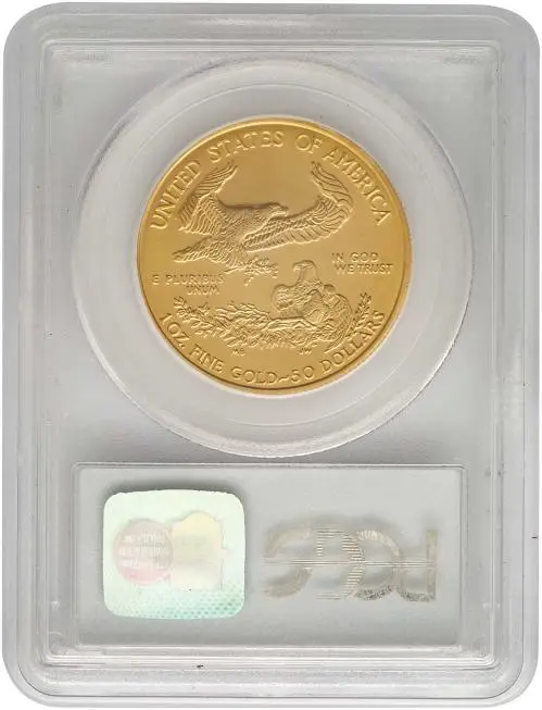 2003 1 oz Gold Eagle Bullion Coin - PCGS MS-69 Reverse Inverted