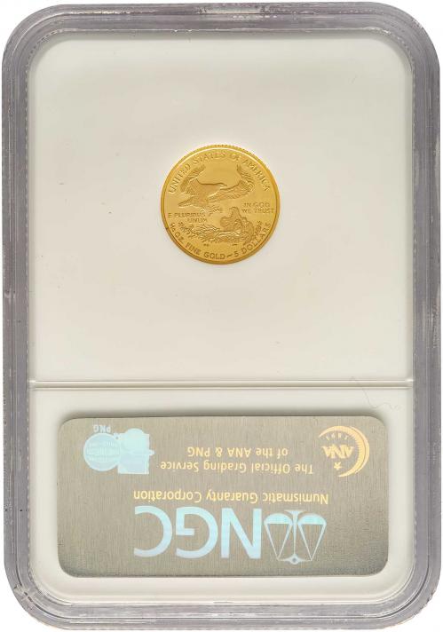 2007 0.1 Ounce Eagle Gold Graded Coin NGC PF-70 | Chard