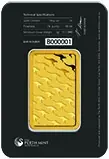10 oz Gold Bar Perth Mint Kangaroo 21162