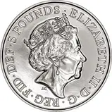 2018 UK Coin £5 / Crown BU Sapphire Coronation of Queen Elizabeth II 24933