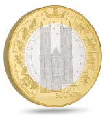 2002 - 2003 Silver Proof 1 Kilogram Golden Jubilee £50 Coin Single Alderney side view