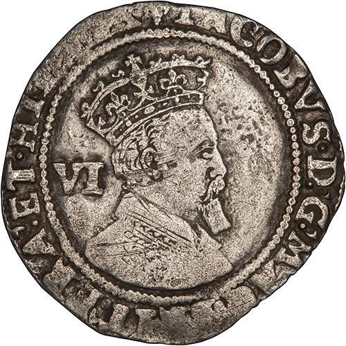 1604 James I Sixpence | Chards