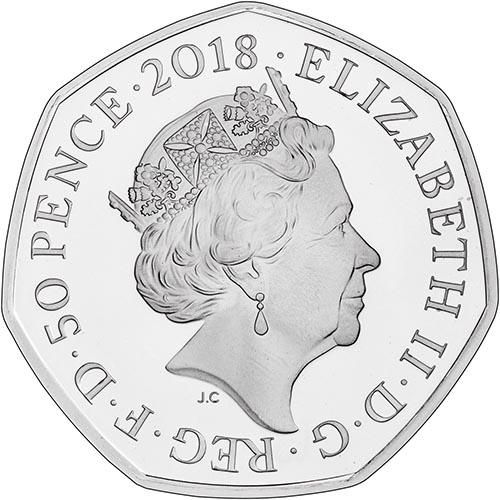 2018 Paddington Bear at Station Silver Proof 50p | Chards