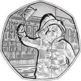 2018 UK Coin 50p BU Paddington Bear - Buckingham Palace