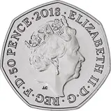 2018 UK Coin 50p BU Paddington Bear - Buckingham Palace 24744