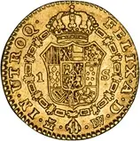 1787 Gold Spain 1 Escudo Madrid Carlos III