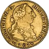 1787 Gold Spain 1 Escudo Madrid Carlos III 23852