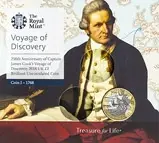 2018 UK Coin £2 BU 250th Anniversary the Voyage of Captain James Cook 24786