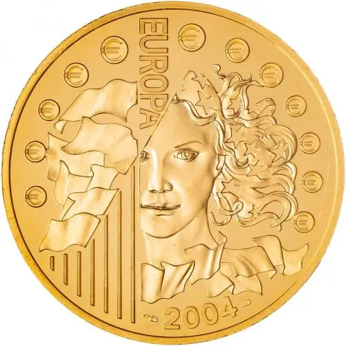 2004 Enlargement of the European Union  Gold Proof Coin obverse