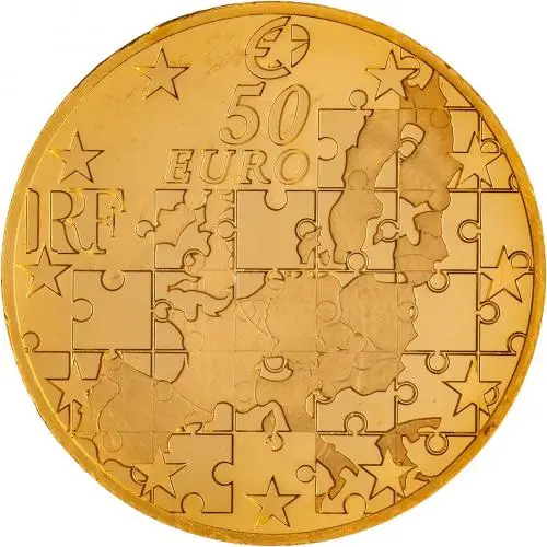 2004 Enlargement of the European Union Gold Proof Coin reverse