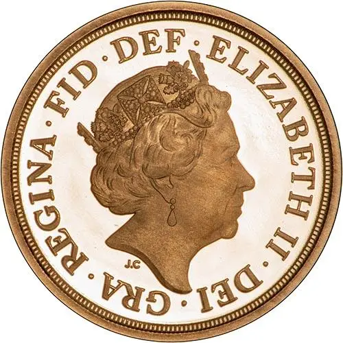2019 Gold Proof Half Sovereign 23856