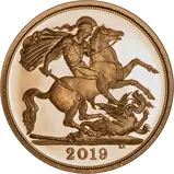 2019 Gold Proof Half Sovereign 23858