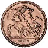 2010 Gold Quarter Sovereign Bullion Coin