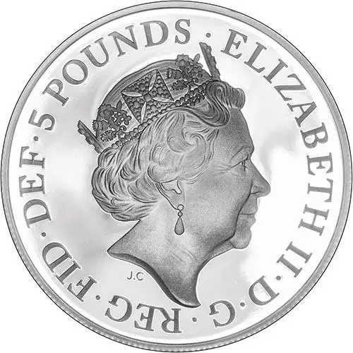 2018 UK Coin £5 / Crown Silver Proof Prince George's 5th Birthday 21957