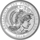 2018 Whole Coin Set Britannia Silver Proof - 6 Coins 25212
