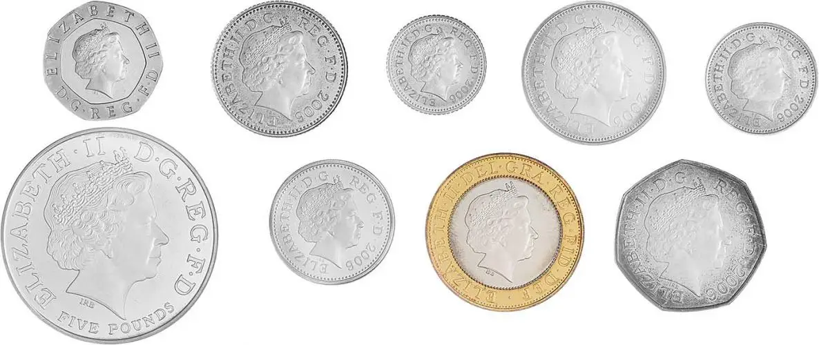 2006 Silver Proof Elizabeth II The Queen's 80th Birthday 13 Coin Set -  VAT Free Obverse Designs
