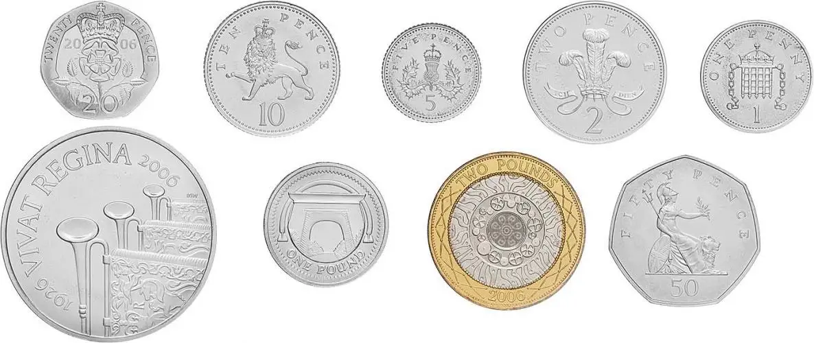 2006 Silver Proof Elizabeth II The Queen's 80th Birthday 13 Coin Set -  VAT Free Reverse Designs