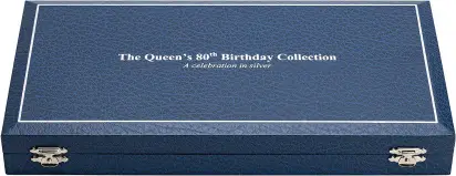 2006 Silver Proof Elizabeth II The Queen's 80th Birthday 13 Coin Set -  VAT Free Closed Box