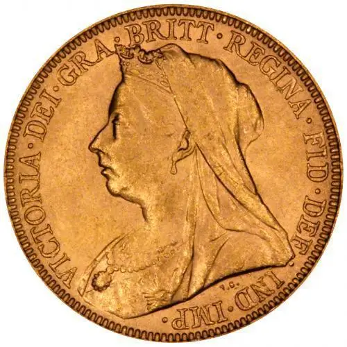 1898 Gold Sovereign Victoria Old Head Melbourne 20693