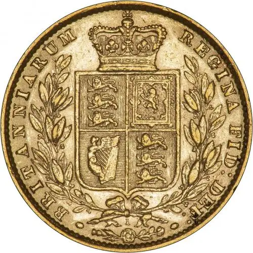 graded aVF VF crowned shield reverse by william wyon