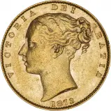 graded aVF gVF victoria young head obverse by william wyon 