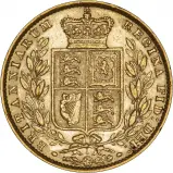 graded aVF VF crowned shield reverse by william wyon