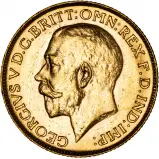 1918 Gold Sovereign Coin George V Canada Ottawa Mint Obverse