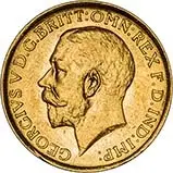 1919 Gold Sovereign George V Sydney 23900