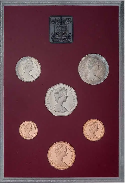 1981 Whole Coin Set UK Annual Proof - Standard 22773