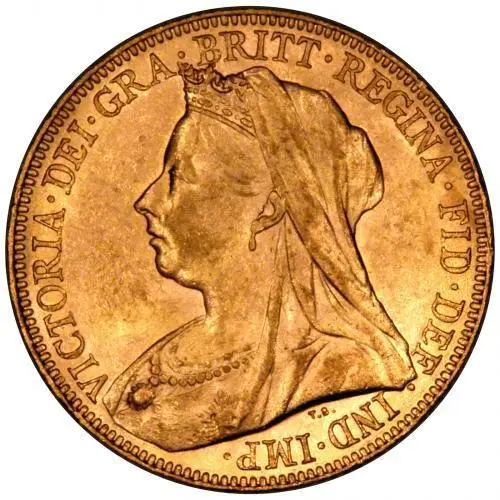 1901 Gold Sovereign Victoria Old Head Melbourne 22686